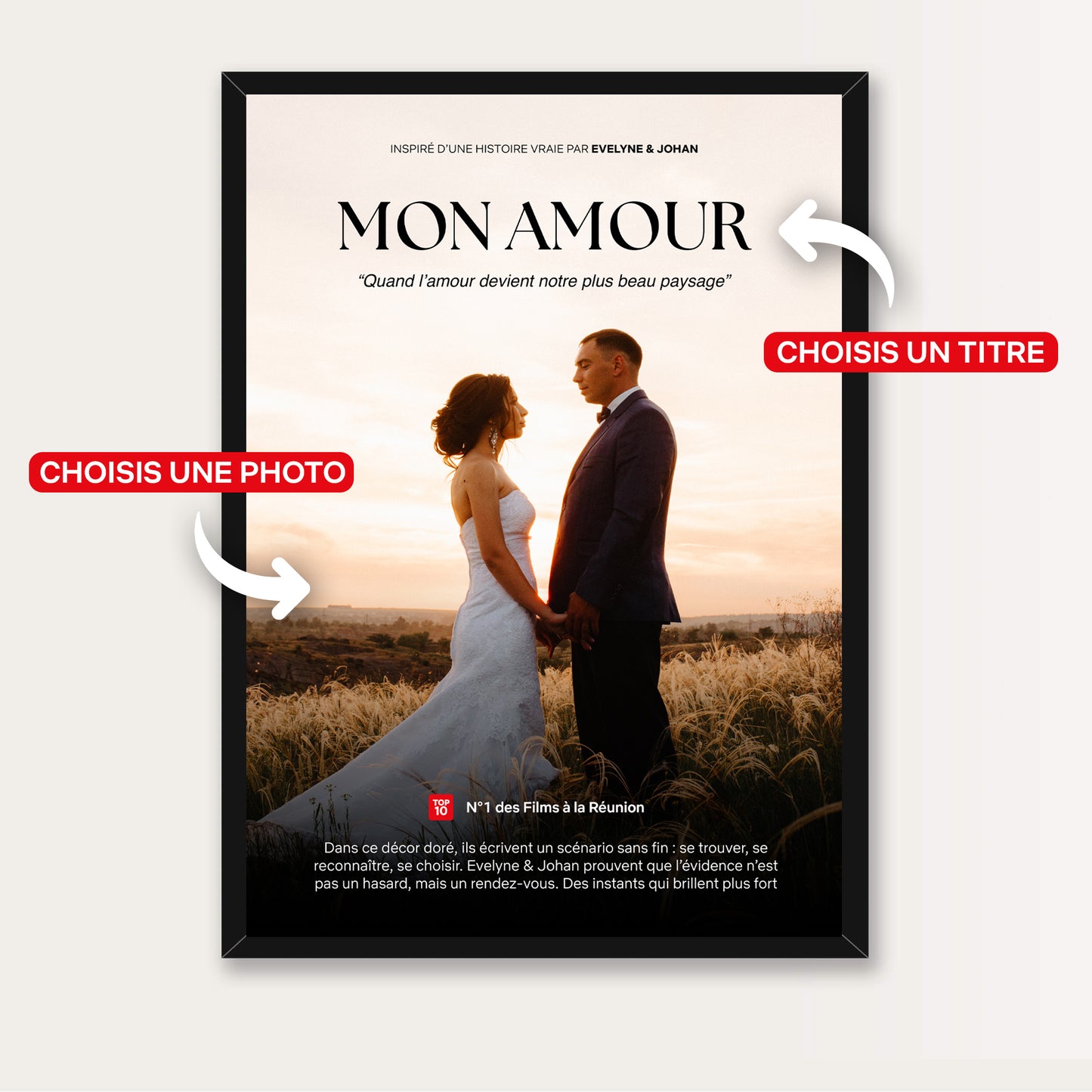 Cadre Netflix - Format Affiche